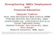 Strengthening  SMEs’ Employment and Financial Education