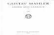 Gustav Mahler. Lieder. 3 Vols.