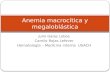 Anemia Macrocítica y Megaloblástica