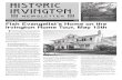 Historic Irvington Newsletter - 2016 Spring