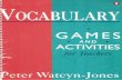 English - Vocabulary Games & Activities for Teachers - Elementary to Advanced