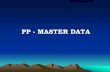 PP MasterData Presentation