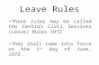 Leave Rules gist