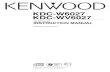 Kenwood KDC Instruction Manual