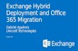 Exchange Hybrid Deployment and Office 365 Migration