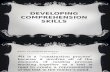 Developing Comprehension Skills
