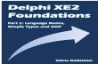 0 Delphi XE2 Foundations Part 1 Rolliston Chris