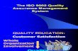The ISO 9002 Quality Assurance Management System