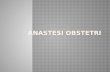 Anastesi Obstetri
