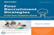 Four Recruitment Strategies to Get Your Company Ahead