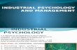 Industrial psychology and management
