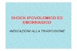 Shock Ipovolemico Ed Emorragico