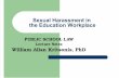Professor William Allan Kritsonis-Sexual Harassment in the Educational Workplace