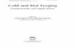 Cold and Hot Forging - Fundamentals and Applications
