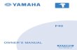 Yamaha F40 Owners Manual
