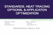 Standards, Heat Tracing Options, & Applicaton Optimization