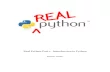 Real Python Part 1