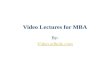 Free Video Lecture for MCA
