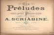 6 Preludes Scriabin Op13