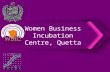 Women Business Incubation Centre, Quetta