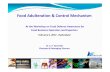 Food Adulteration & Control Mechanism 05 Feb 2013