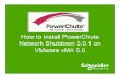 Installing PCNS 3.0.1 on ESXi-VMA 5.0