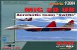Mig-29 Ub Aerobatic Team Swift