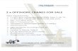 Offshore Cranes for Sale Overview