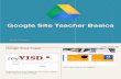 Google Site Teacher Basics