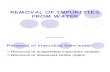 Removal of Impurities