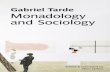 Tarde Gabriel, Monadology and Sociology