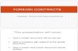 Foreign Contracts[1]