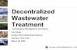Waste Water Treatment Plant Descentralized