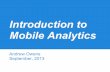 Introduction to Mobile Analytics