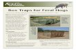 Box Traps for Feral Hogs