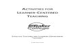 Acitivities for Learner-Centered Teaching