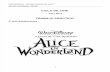 Alice in Wonderland Practical Work