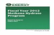 FY12 Methane Hydrate Report to Congress