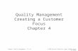 04 Creating Customer Focus