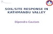 Soil Site Response in Kathmandu Valley