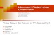 Harvard 4-3 Defensive Overview