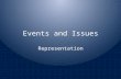 Issues and Events1