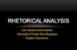 Rhetorical Analysis Elenita