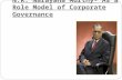 Narayan Murthy Role Model of Corporate Governance