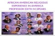 African American Religious Experience in America(1)
