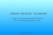 Obturator / orthodontic courses by Indian dental academy