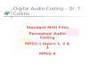 Audio Coding