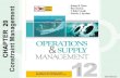 Constraint Management :  Operations management