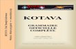 Official grammar of Kotava (v3.12, march 2011)