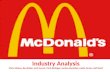 McDonald's Industry Analysis